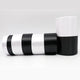 (25 Yards/roll) 6/10/15/20/25/40/50mm Black White Single Face Satin Ribbon DIY Gift Wrapping Christmas Ribbons - Ecart