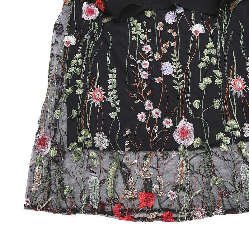embroidered skirt 5xl