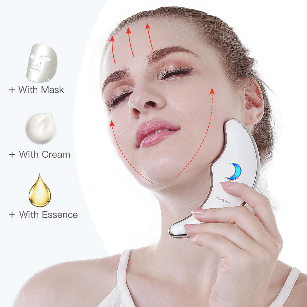 PrettySee Face Massager Facial Massage Tool Face Lift Machine, Microcu