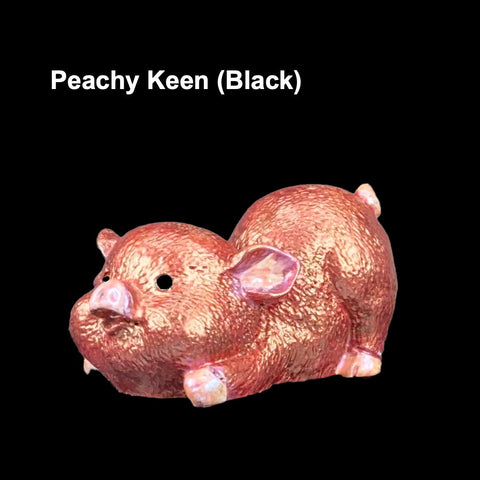 pig model in Peachy Keen - black primer
