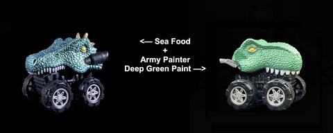 Sea Food X Army Painter Dark Green mix