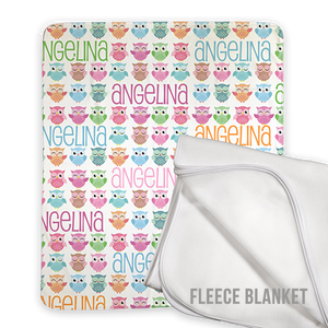 50 x 60 Personalized Fleece Baby Blanket