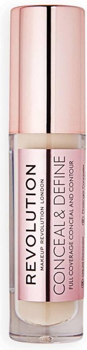 Makeup Revolution - (Conceal & Define Concealer) 3.4 Ml C3, Makeup  Revolution