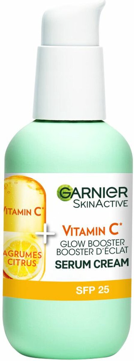 Garnier SkinActive Serum Cream met Vitamine C* en SPF25 - 50ml | Garnier |  - We Are Eves: honest cosmetic