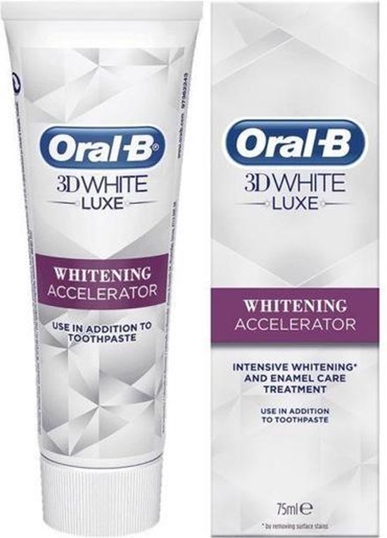 Rondlopen typist handboeien 3D White Luxe Whitening Accelerator | Oral-B | - We Are Eves: honest  cosmetic reviews.