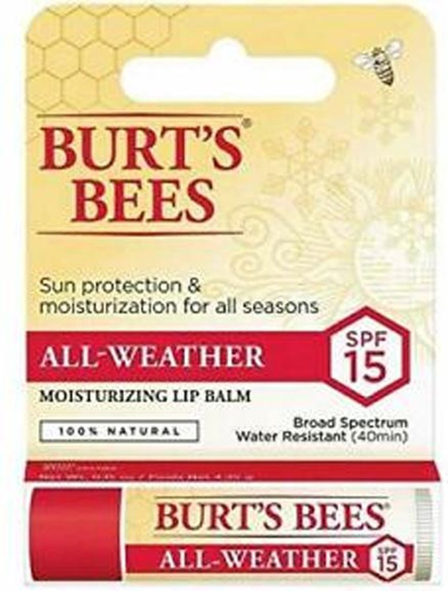 Burt's Bees All-Weather SPF 15 Moisturizing Lip Balm