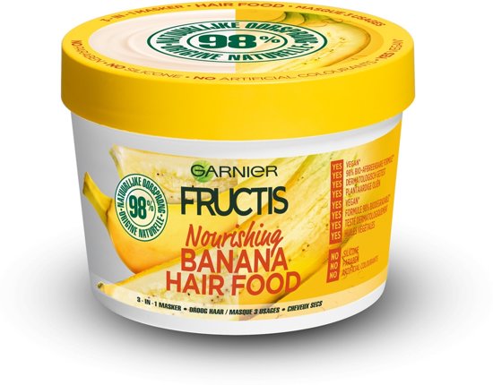 Verdraaiing Zee premie Fructis Hairfood Banana Masker | Garnier GEWELDIG!!! - We Are Eves:  eerlijke cosmetica reviews.