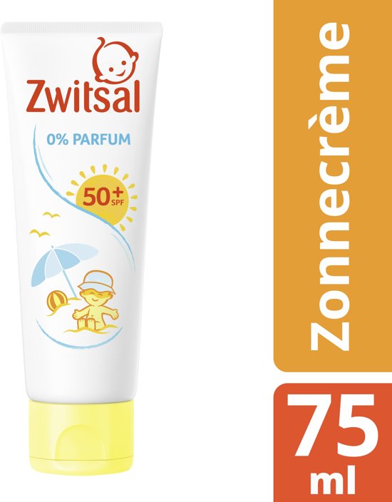 Zwitsal Zonnecrème SPF50+ 0% parfum 75ml baby zonnebrand parfumvrij | Zwitsal - Are Eves: eerlijke cosmetica reviews.