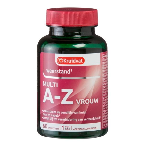 Multivitaminen A-Z Vrouw | kruidvat Daily vitamin - We Are honest cosmetic reviews.