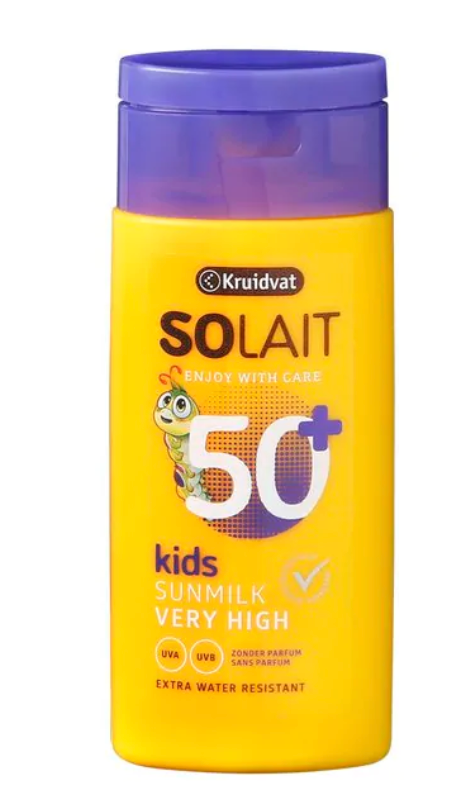 passend worst Neem een ​​bad Solait Sunmilk SPF50+ kids | Kruidvat Zonnemelk - We Are Eves: eerlijke  cosmetica reviews.