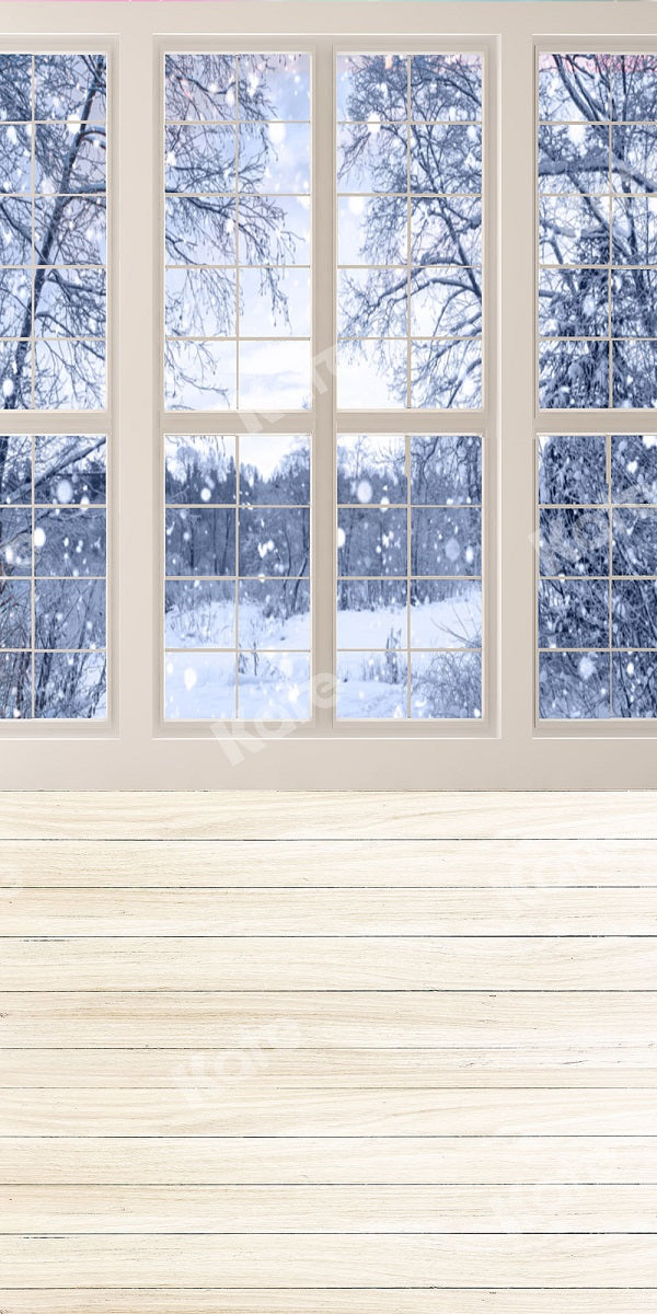 Kate Kombibackdrop Winter Holz Fenster Hintergrund Katebackdrop De