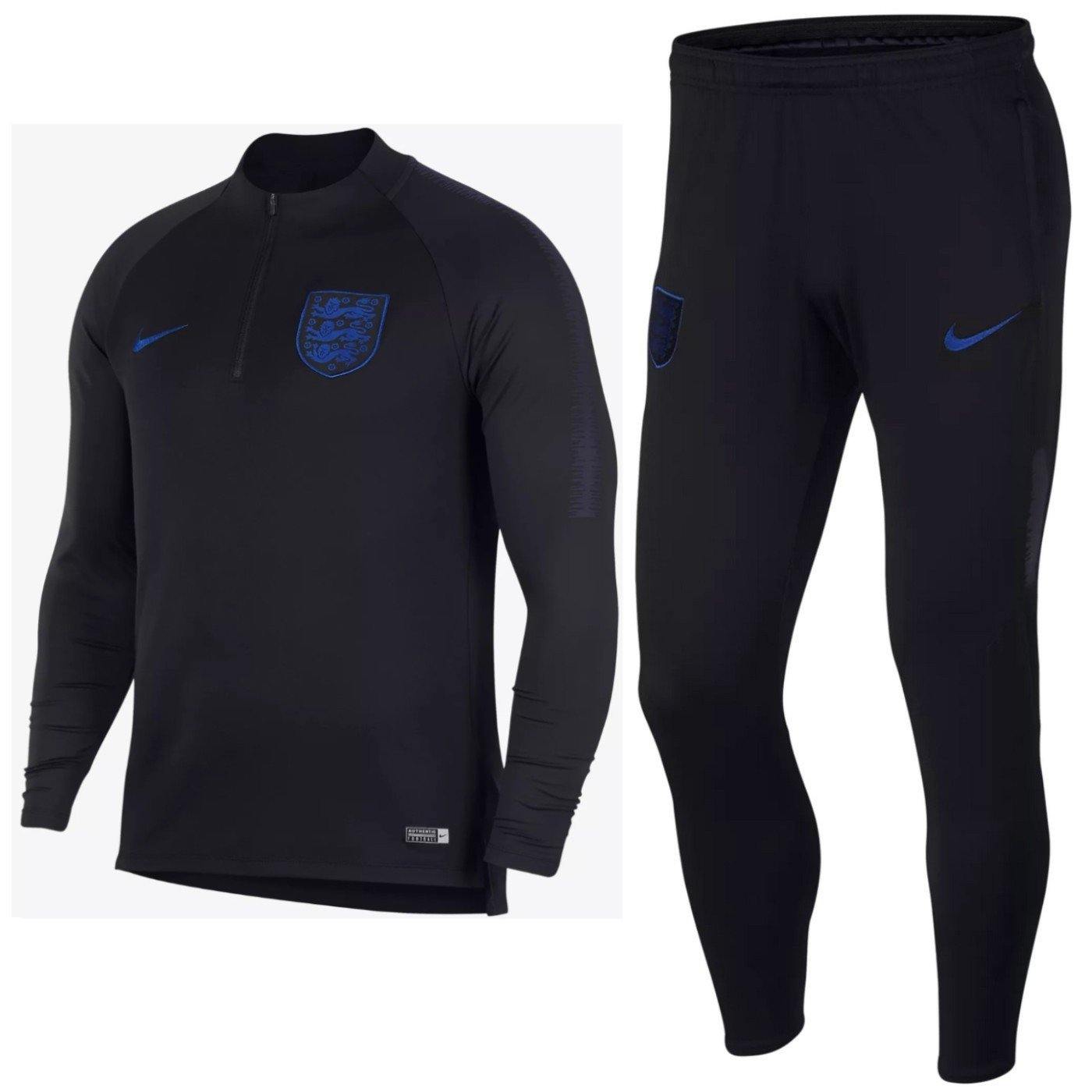 England Team Black Tech Training Soccer Tracksuit 2018/19 - Nike ...