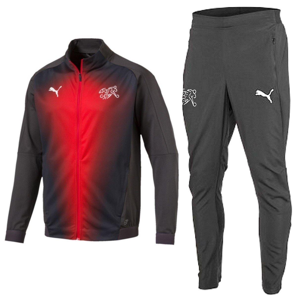 Switzerland Pre-Match Presentation Soccer Tracksuit 2018/19 - Puma ...