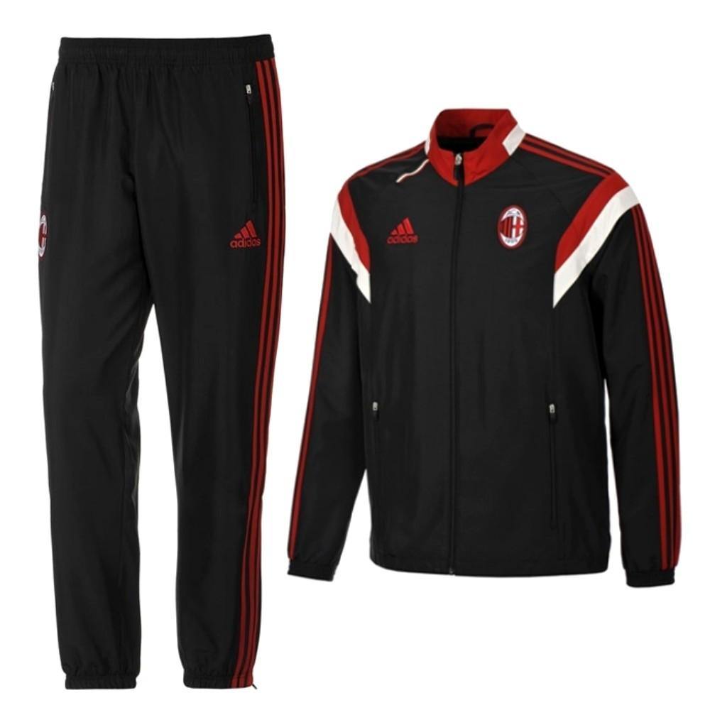 Ac Milan Black Presentation Soccer Tracksuit 2014/15 - Adidas –  SoccerTracksuits.com