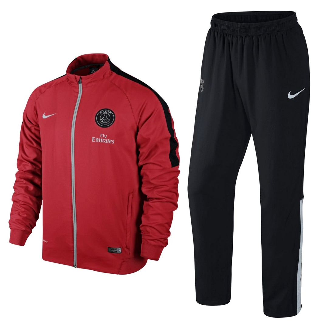 Psg Paris Saint Germain Presentation Soccer Tracksuit 2015 Red - Nike ...
