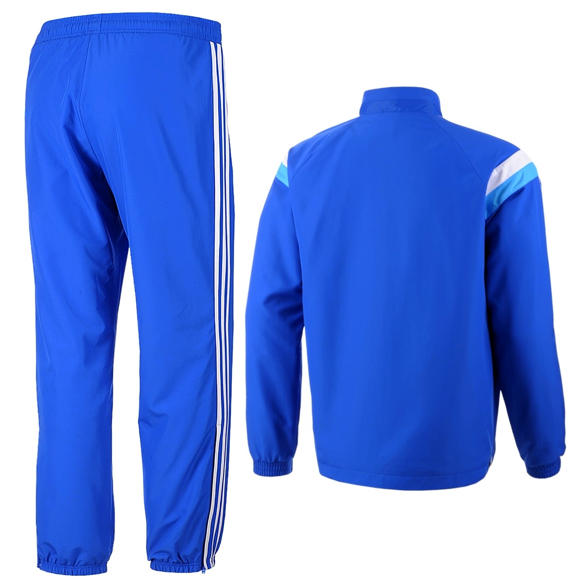 menu leerling Wieg Olympique De Marseille Presentation Soccer Tracksuit 2014/15 Blue - Adidas  – SoccerTracksuits.com