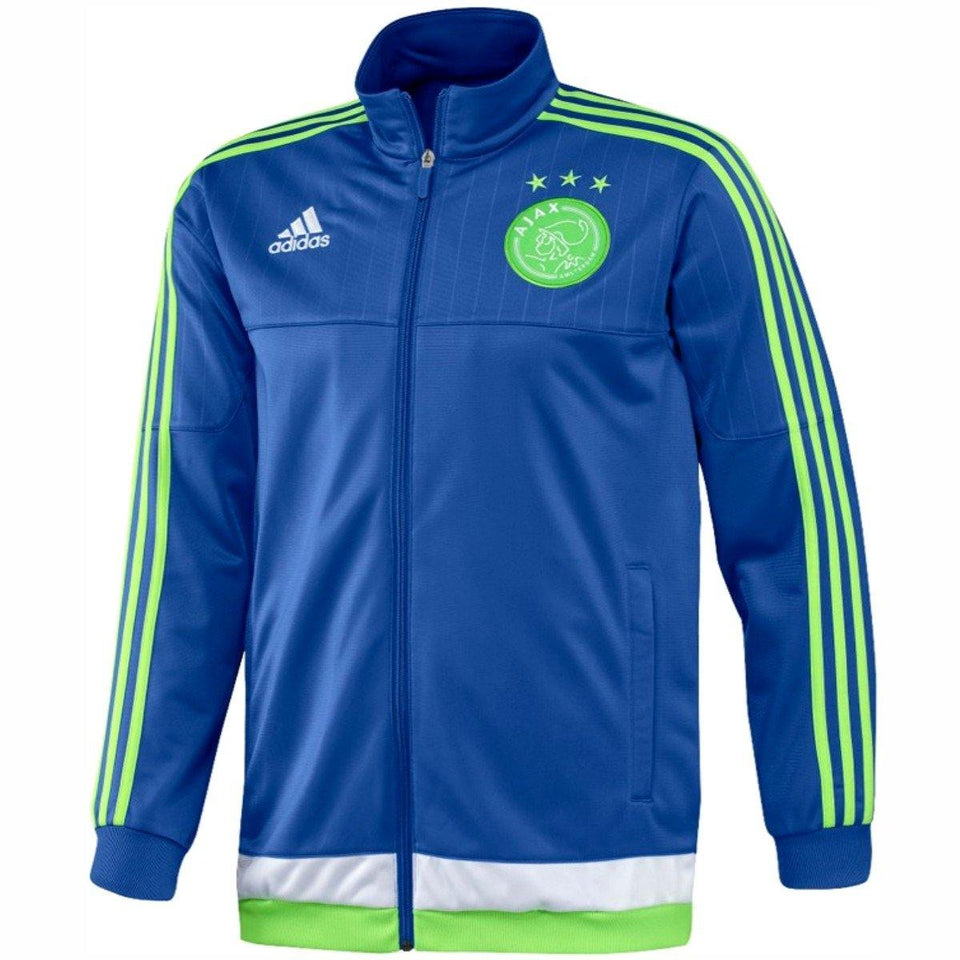 bezoeker Nationaal volkslied Meenemen Ajax Amsterdam Away Blue Training Soccer Tracksuit 2015/16 - Adidas –  SoccerTracksuits.com