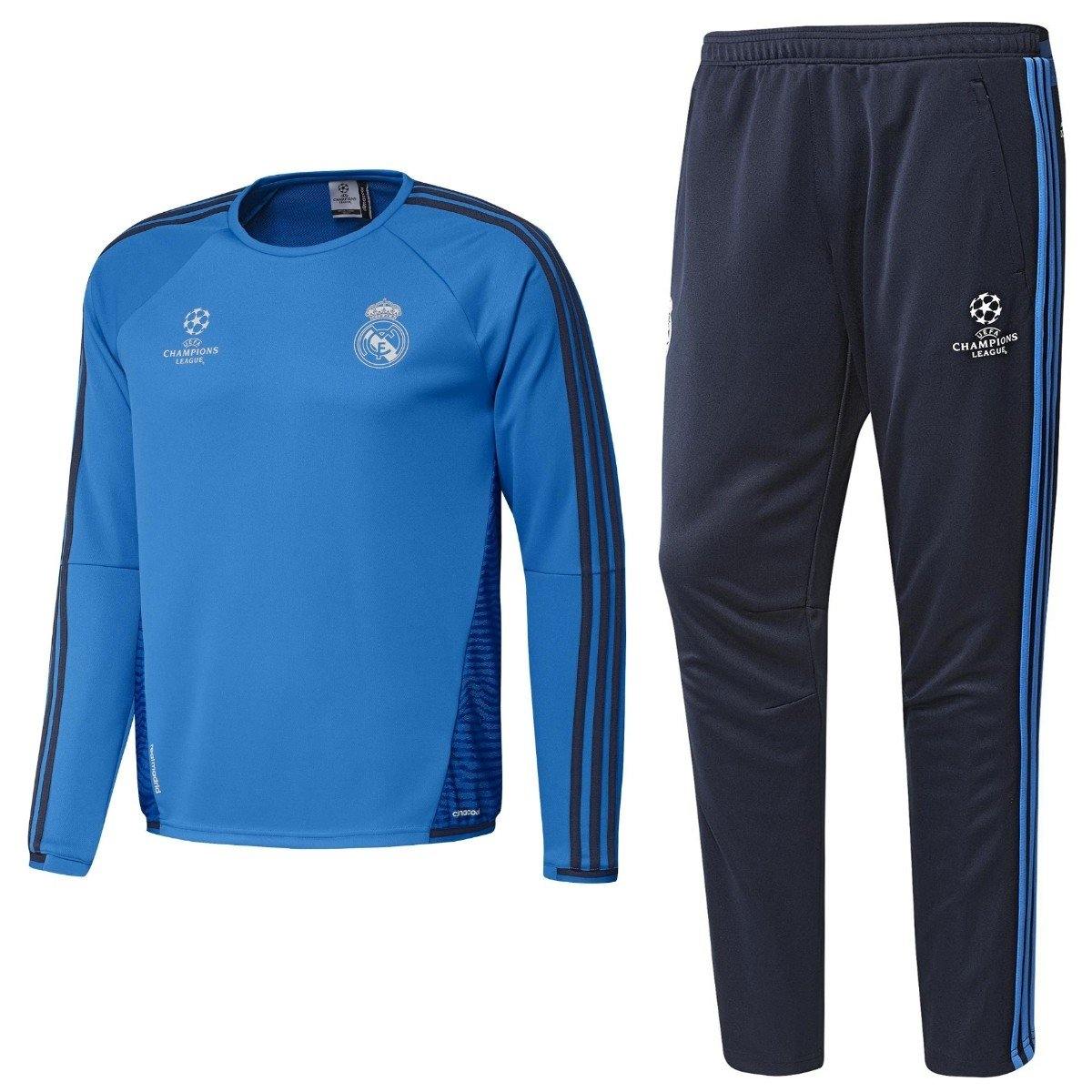 Real Madrid Ucl Training Soccer Tracksuit 2015/16 - Adidas ...