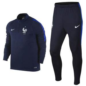 France Team Tech Training Soccer Tracksuit 2016/17 - Nike - SoccerTracksuits.com