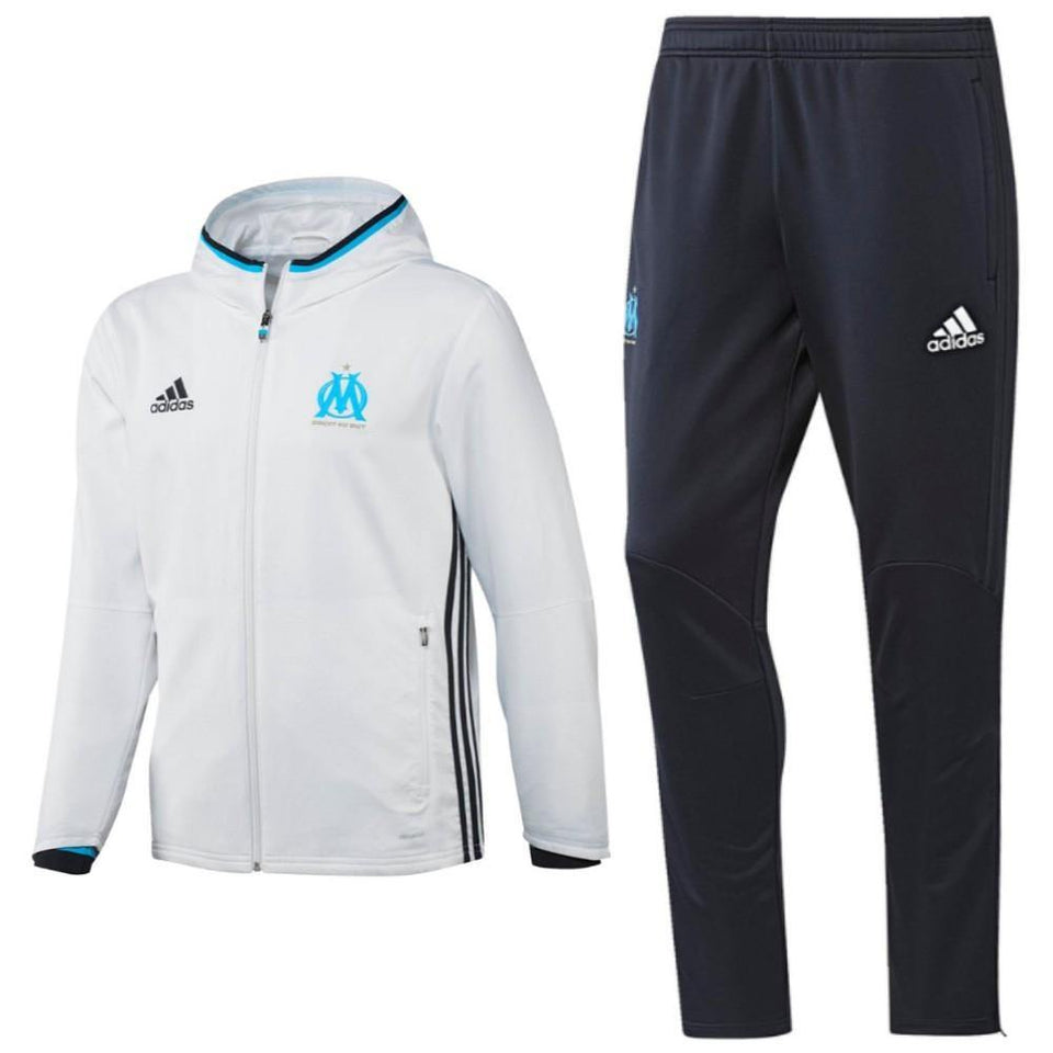 vragenlijst behandeling argument Olympique Marseille Presentation Soccer Tracksuit 2016/17 - Adidas –  SoccerTracksuits.com