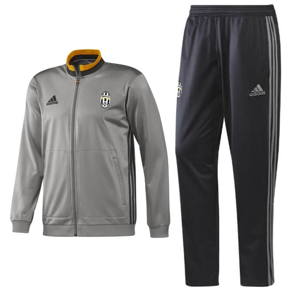 galblaas afdrijven meisje Juventus Grey Training Soccer Tracksuit 2016/17 - Adidas –  SoccerTracksuits.com