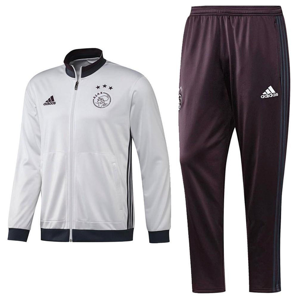 ondeugd Polair uitslag Ajax Amsterdam Training Soccer Tracksuit 2016/17 White - Adidas –  SoccerTracksuits.com