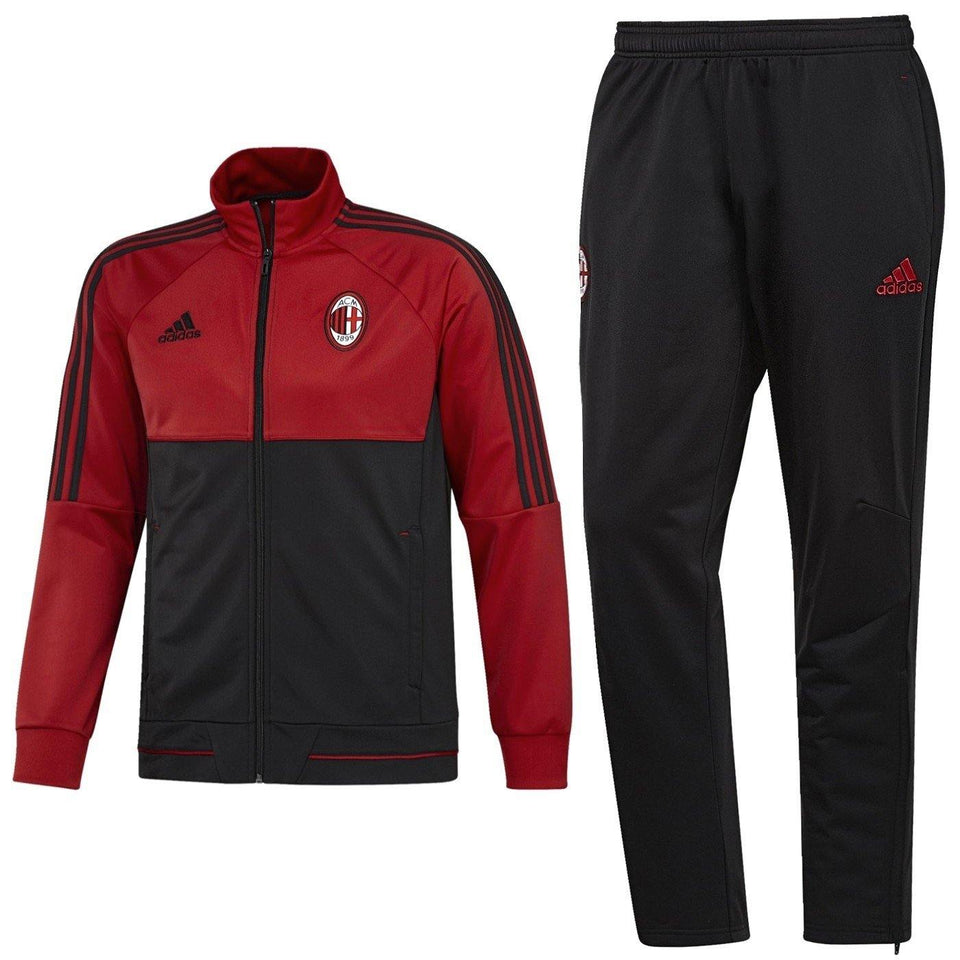 deed het Een zin door elkaar haspelen Ac Milan Red/Black Training Soccer Tracksuit 2017/18 - Adidas –  SoccerTracksuits.com