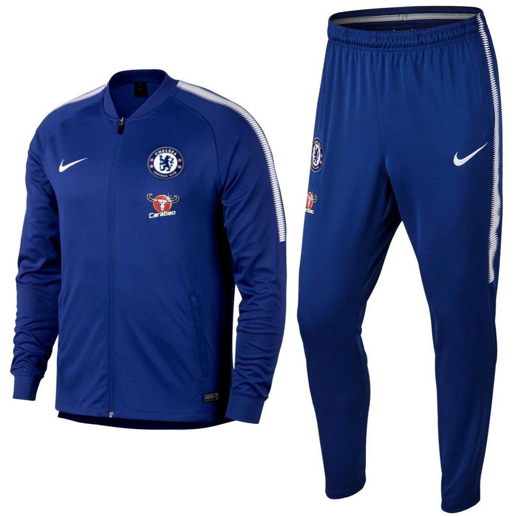 Chelsea Fc Blue Training Presentation Soccer Tracksuit 2017/18 - Nike ...