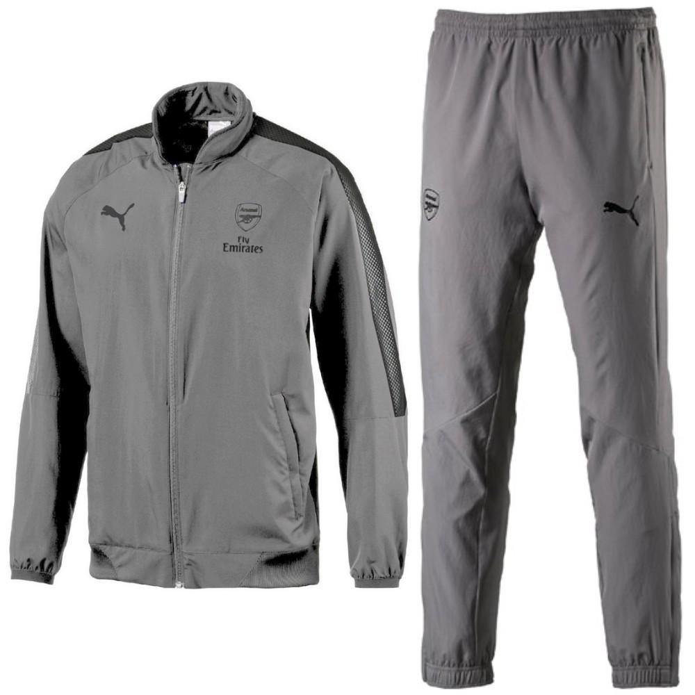 grey arsenal tracksuit