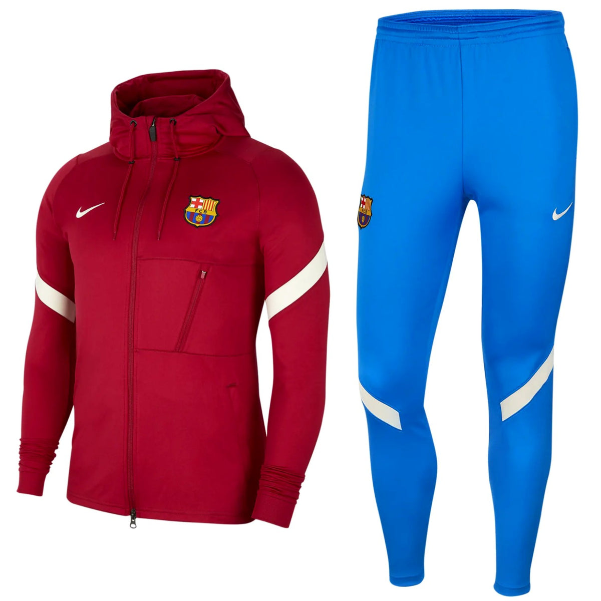 FC Barcelona hooded presentation soccer tracksuit 2021/22 - Nike ...