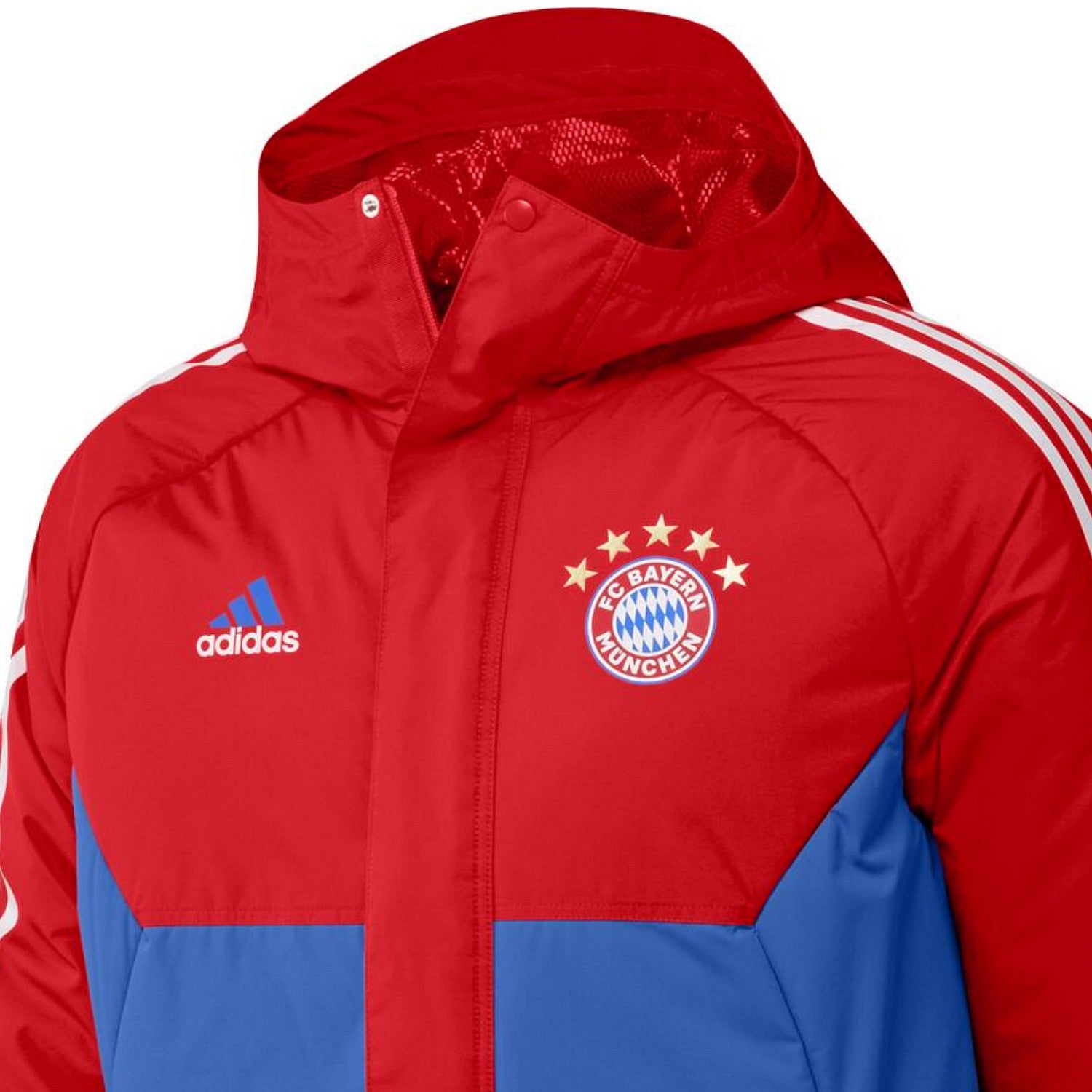 Vriend levering Doe herleven Bayern Munich Soccer parka down jacket 2023 red/blue - Adidas –  SoccerTracksuits.com
