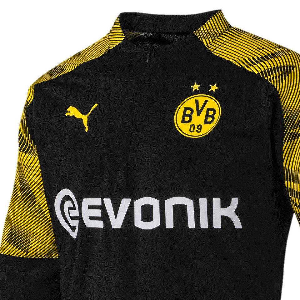 Bvb Borussia Dortmund Black Training Technical Tracksuit 2019 20 Pum Soccertracksuits Com