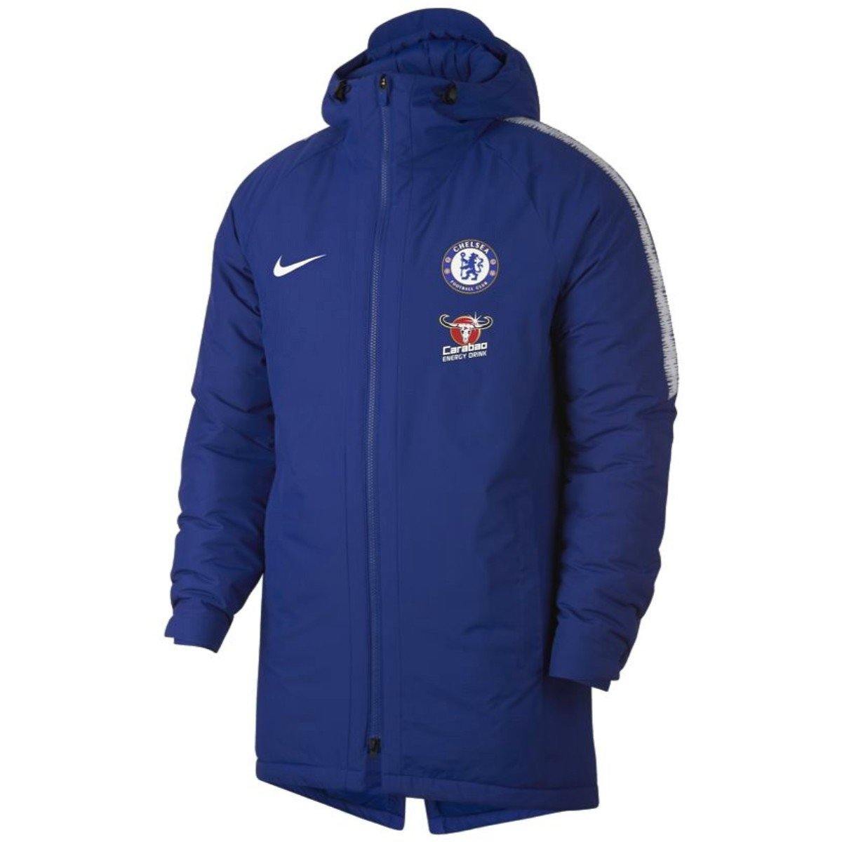 Chelsea soccer training padded down jacket 2018/19 blue - Nike ...
