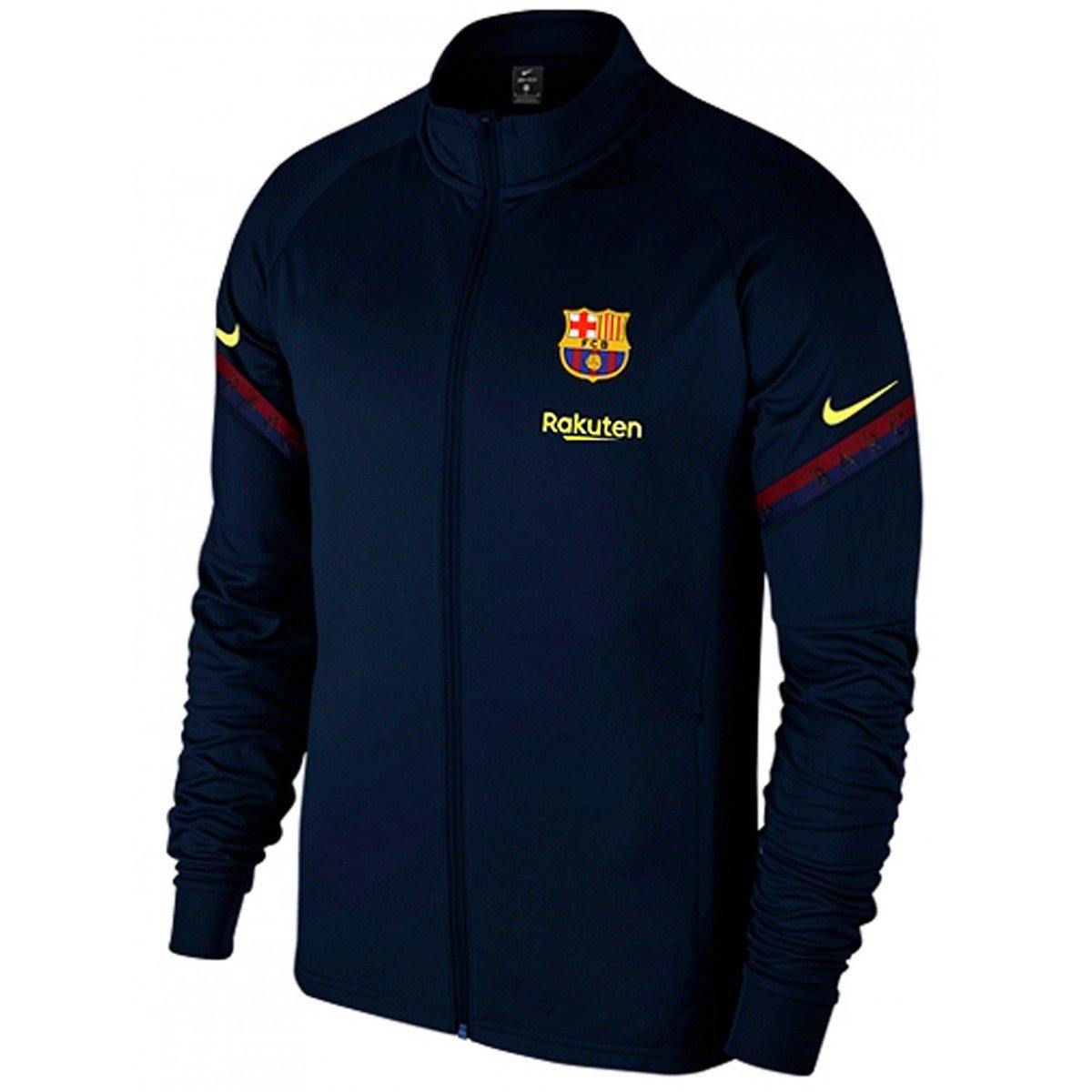 FC Barcelona navy training presentation Soccer tracksuit 2020 - Nike ...