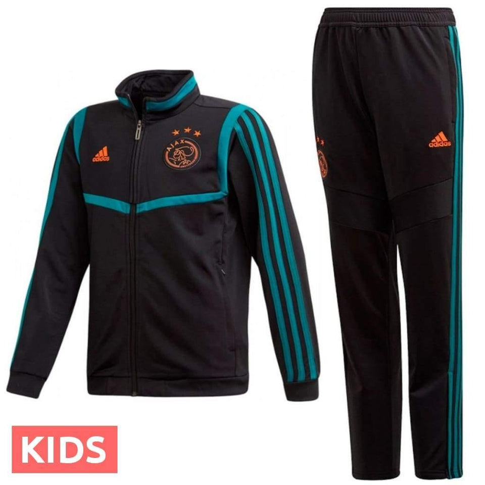 knuffel Vergelijkbaar Beleefd Kids - Ajax Amsterdam Training/Presentation Soccer Tracksuit 2019/20 -  Adidas – SoccerTracksuits.com