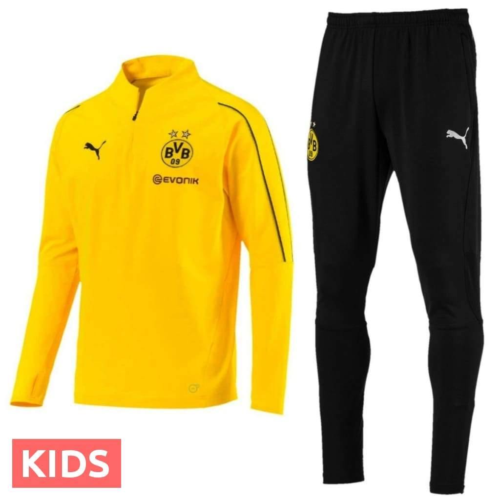 yellow puma tracksuit