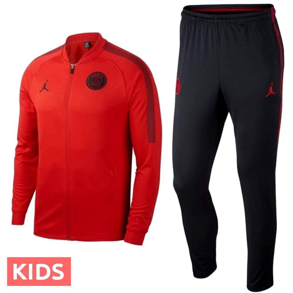 black presentation soccer tracksuit UCL 