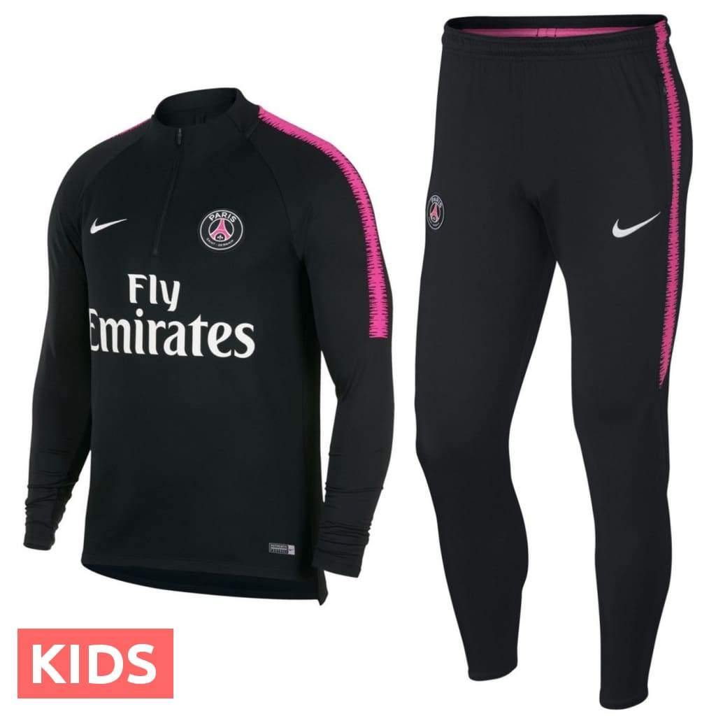 psg black pink tracksuit