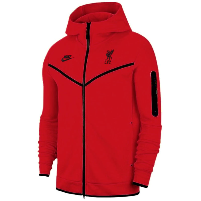 Liverpool FC Tech fleece presentation soccer jacket 2021/22 - Nike ...