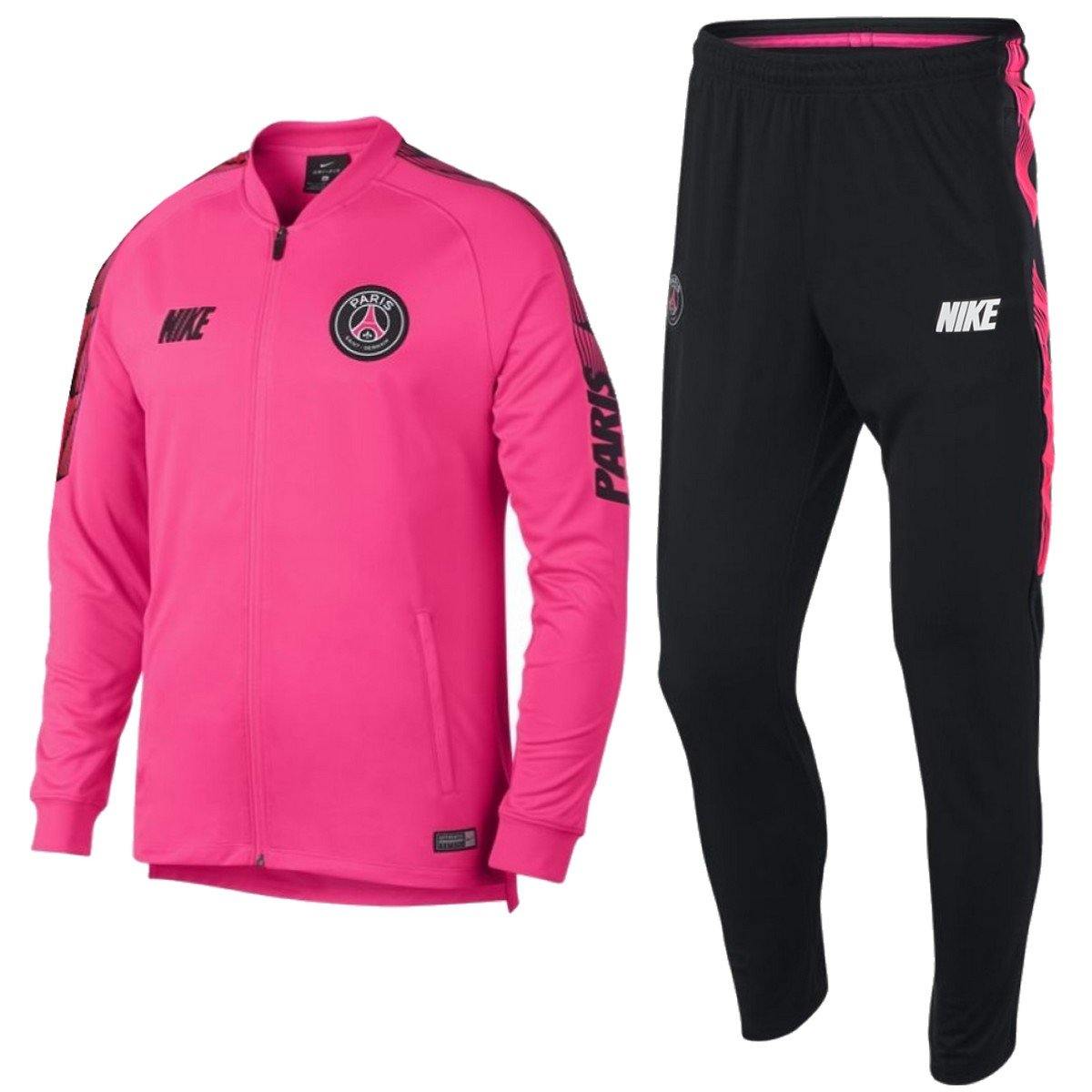 psg pink and black tracksuit