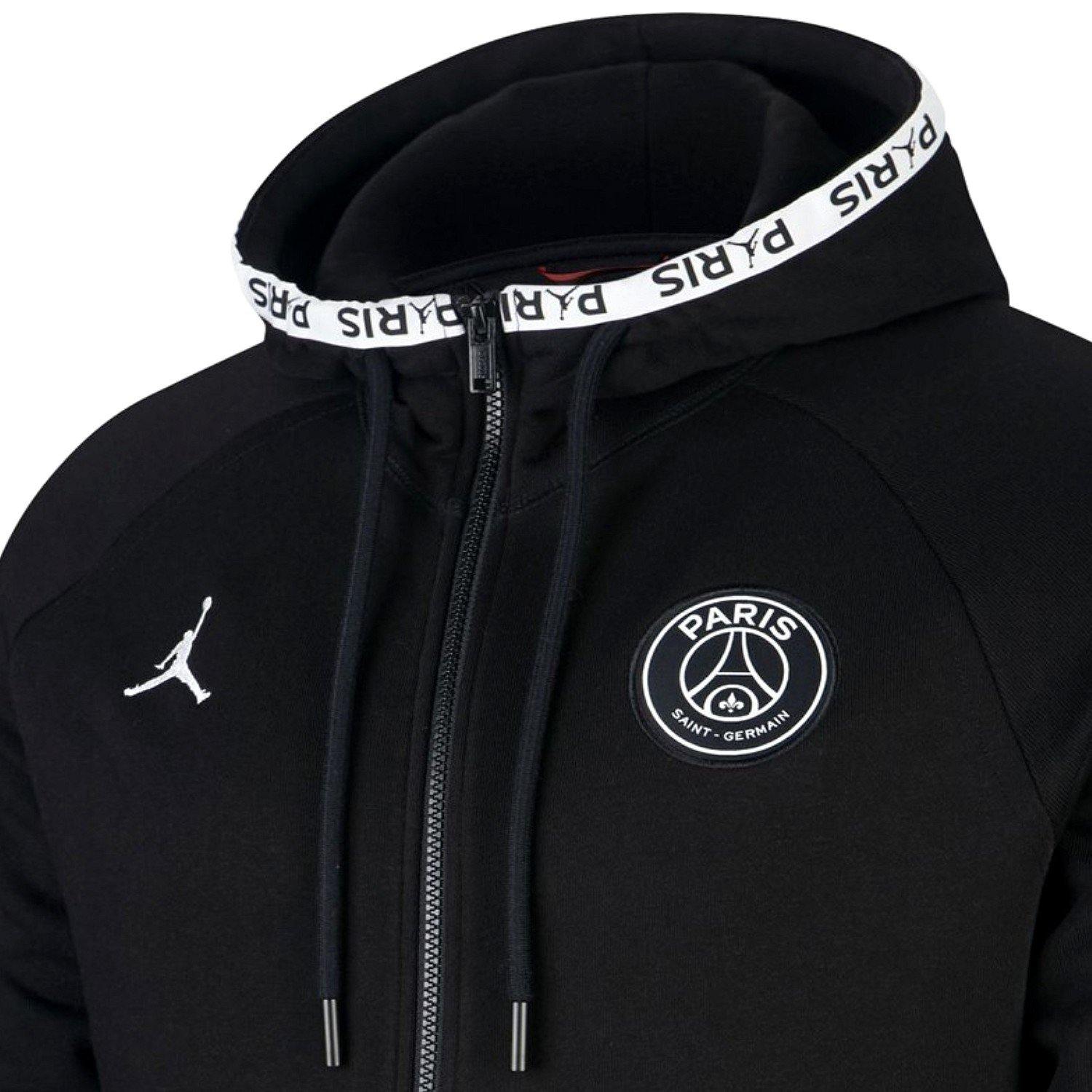 black jordan psg tracksuit