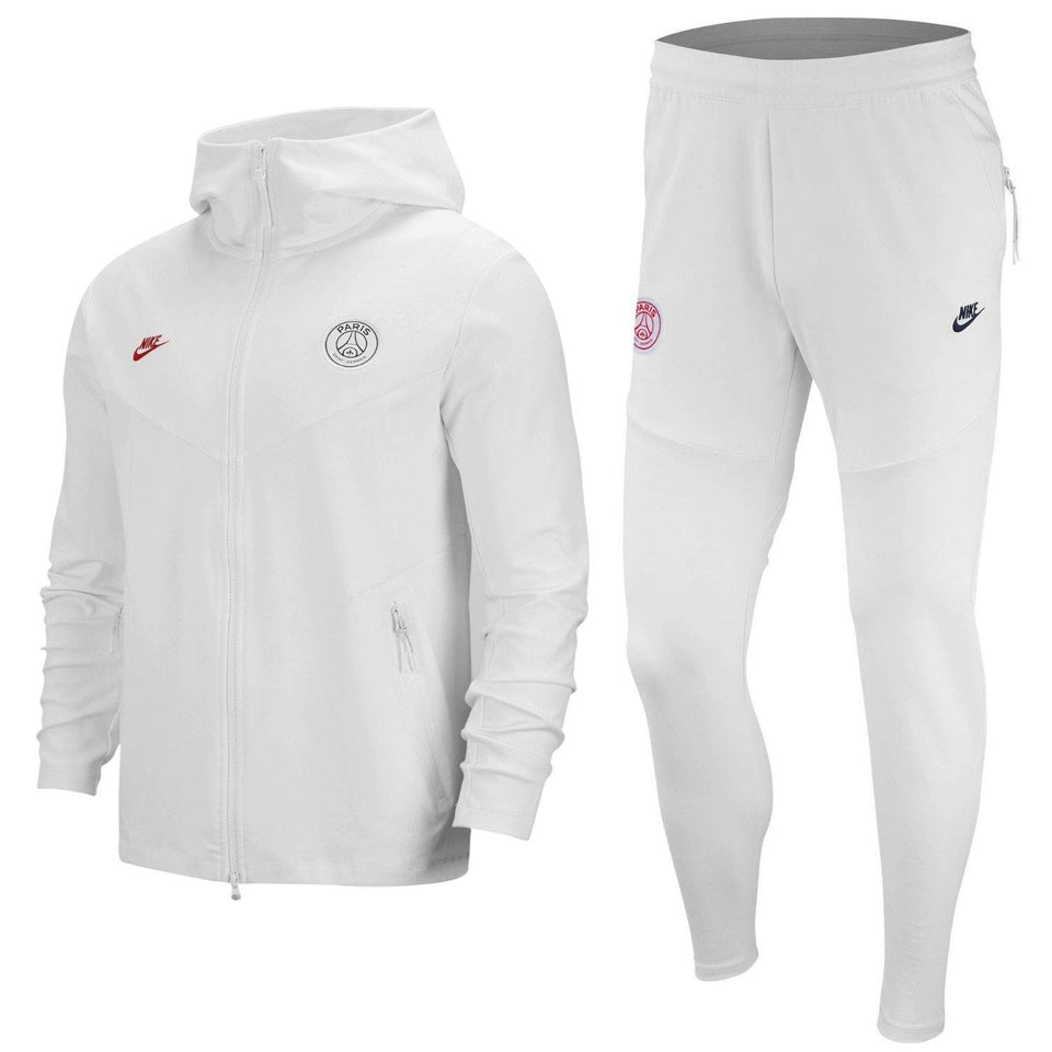 Buy PSG Tech pro white presentation soccer tracksuit 2019/20 Nike –  SoccerTracksuits.com