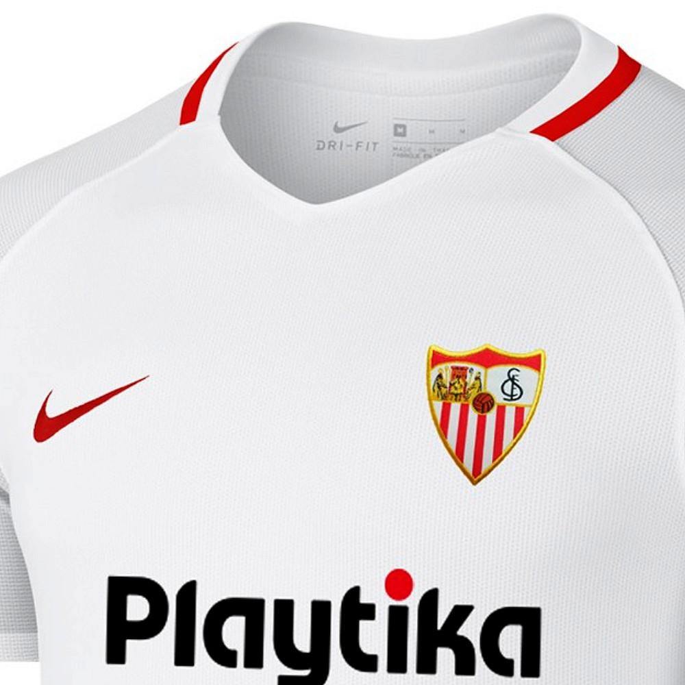 Contar Tener un picnic Peatonal Sevilla FC Home soccer jersey 2018/19 - Nike – SoccerTracksuits.com