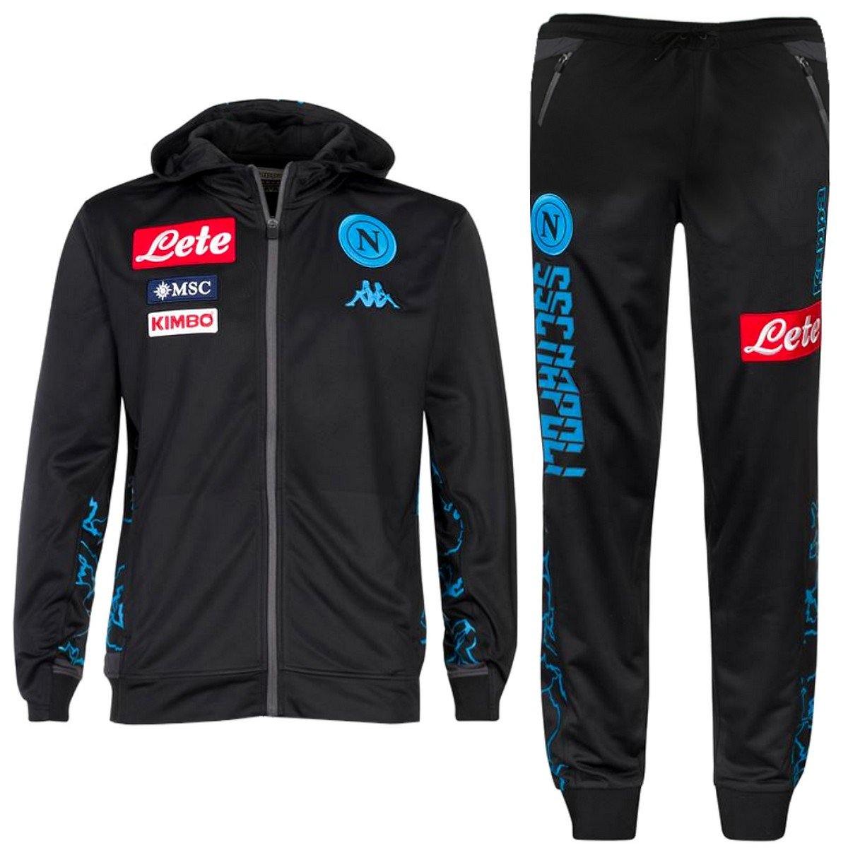 SSC Napoli hooded Special Edition soccer tracksuit 2019/20 camo black ...