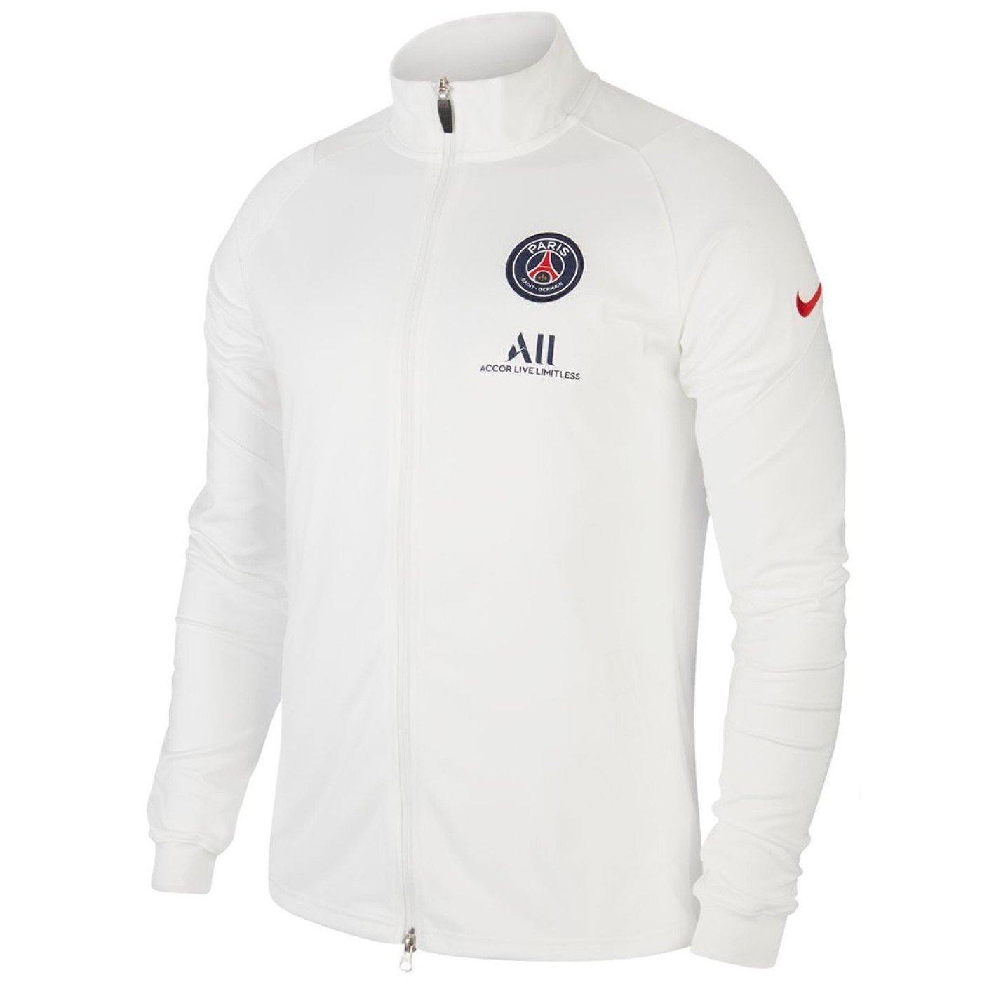 nike psg white tracksuit