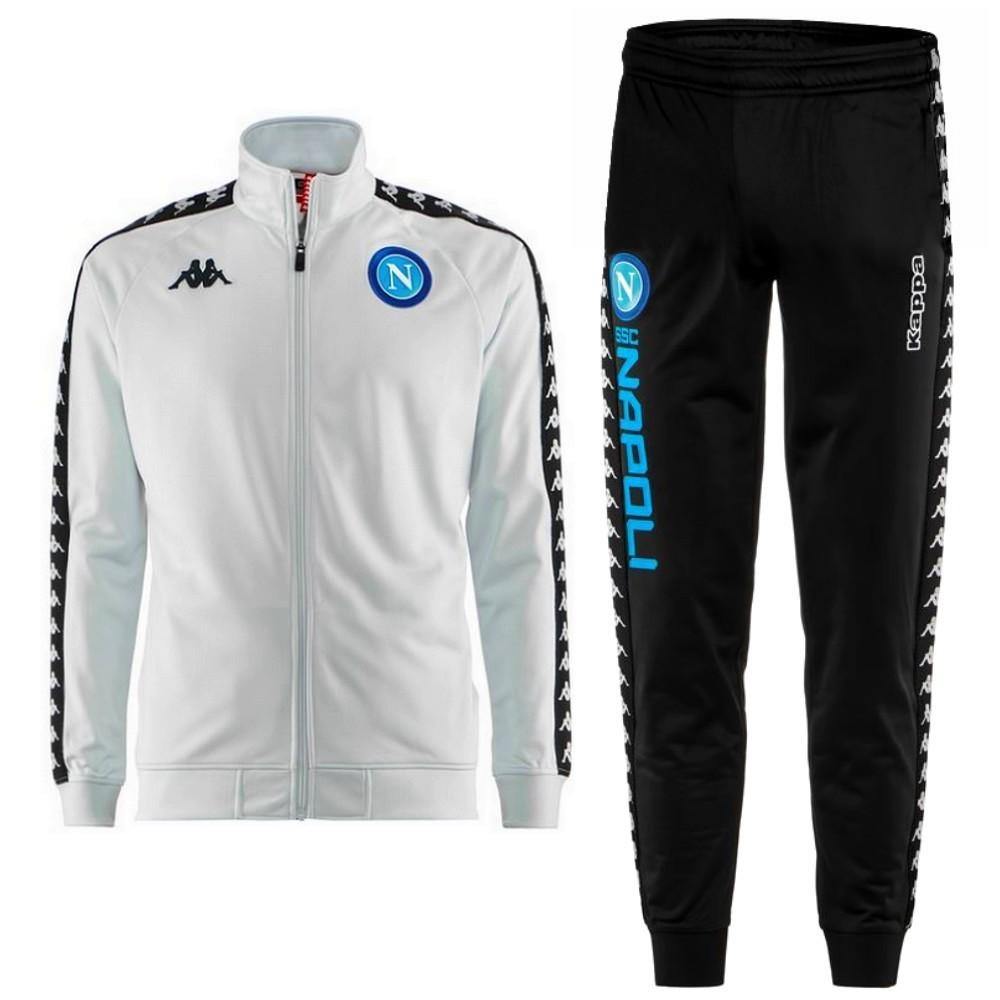 SSC Napoli UCL presentation soccer tracksuit 2018/19 - Kappa ...