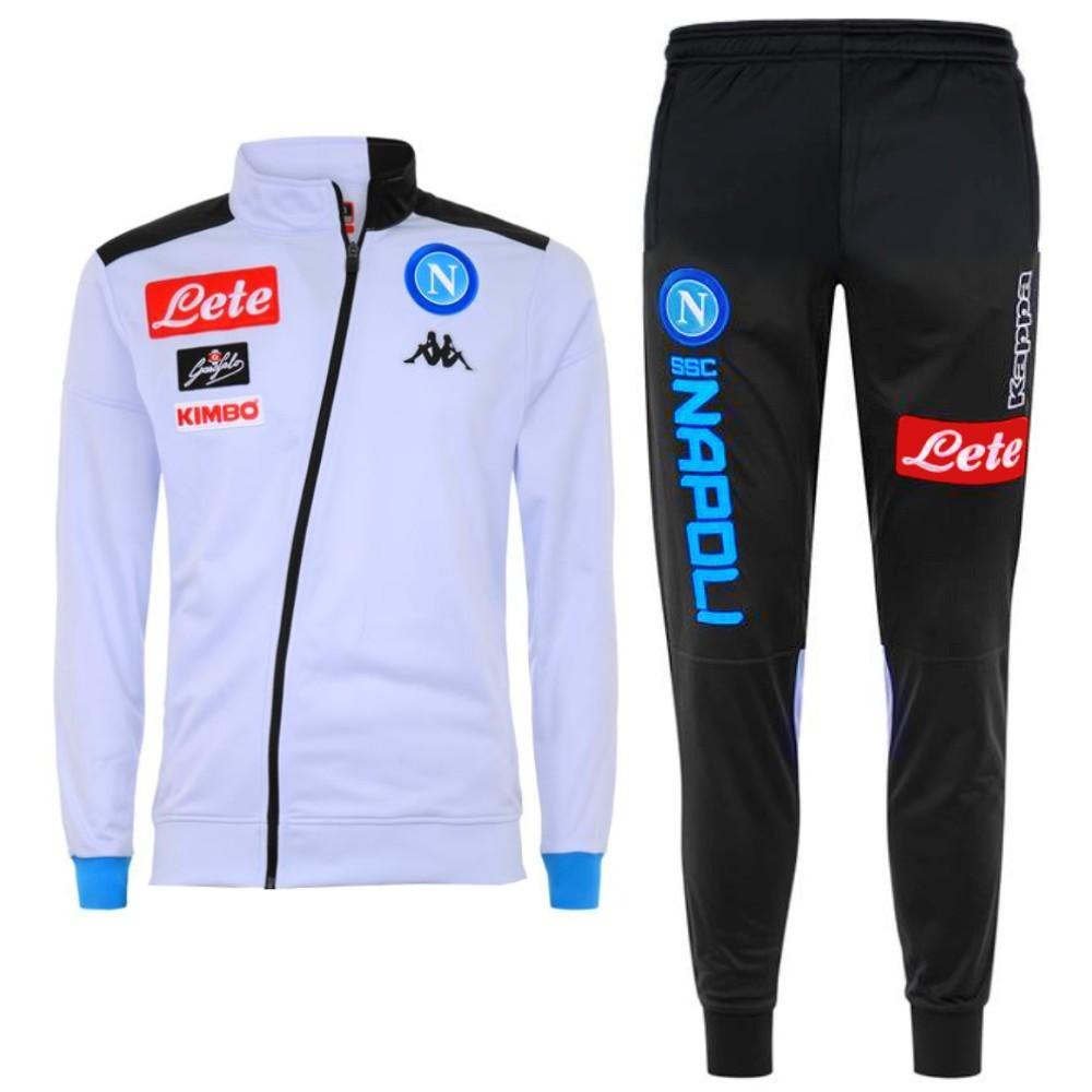 SSC Napoli presentation soccer tracksuit 2018/19 - Kappa ...