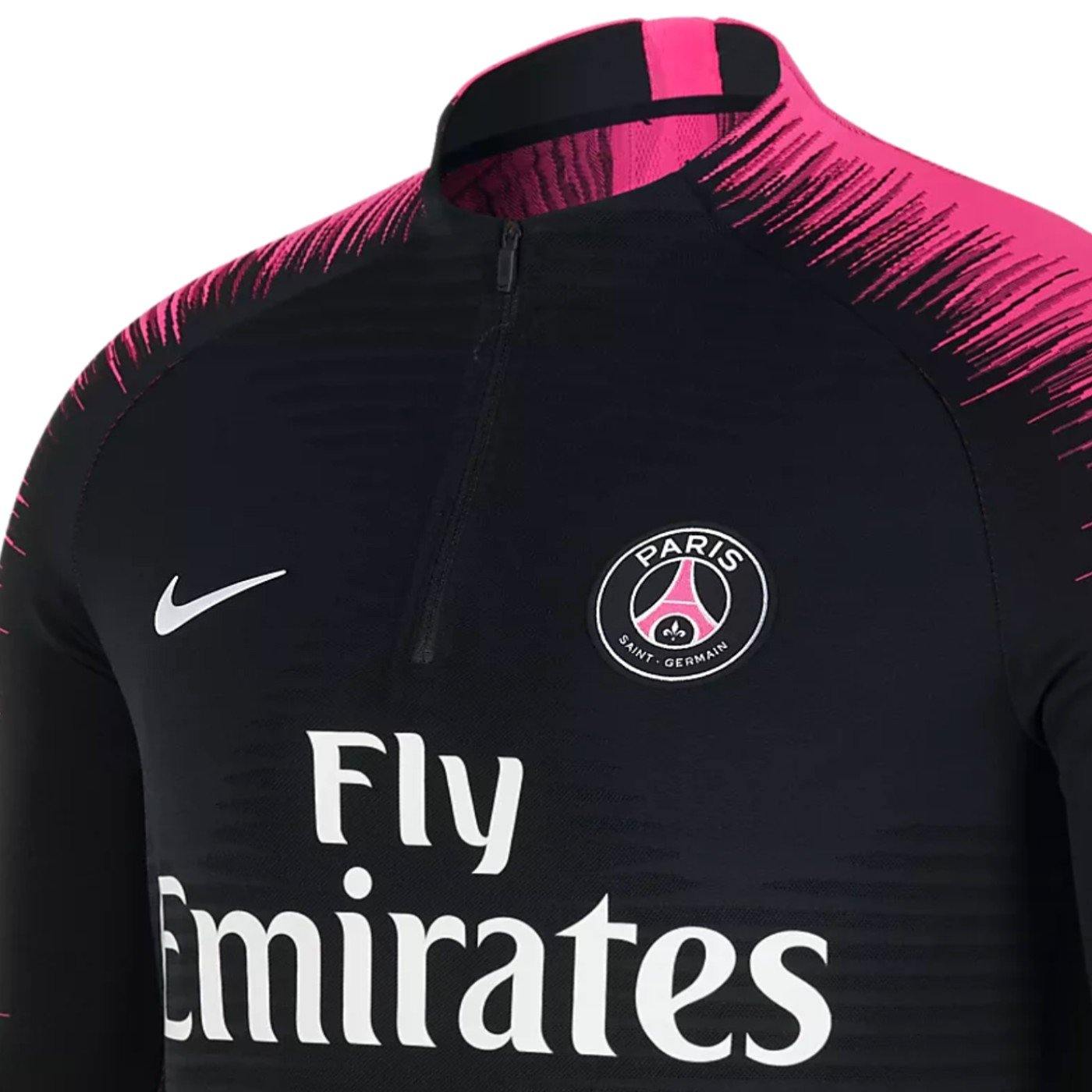 black and pink psg tracksuit