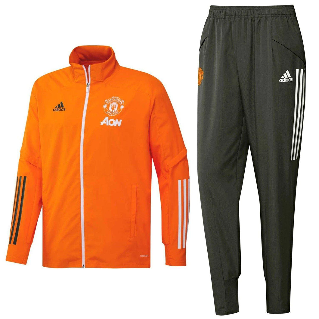steek Vaarwel Banket Manchester United orange presentation Soccer tracksuit 2021 - Adidas –  SoccerTracksuits.com