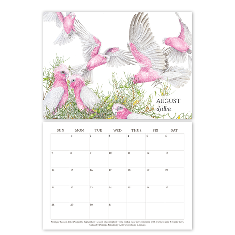 2022 Calendar Galahs Nikulinsky